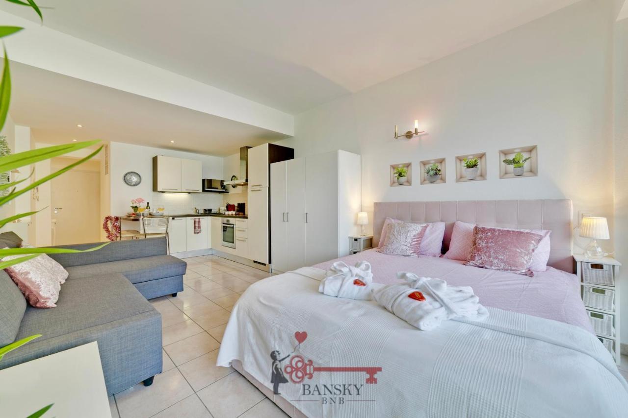 'Cuore Di Rose' Parking - Welcome Set, Netflix, For 4 Persons -By Easylife Swiss Lugano Kültér fotó